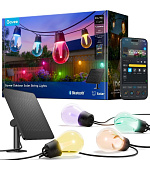 Govee RGBICW Smart solární zahradní retěz 8 žárovek, Matter