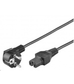 PREMIUMCORD Kabel síťový 230V k počítači 2m IEC 320 C15 konektor s drážkou