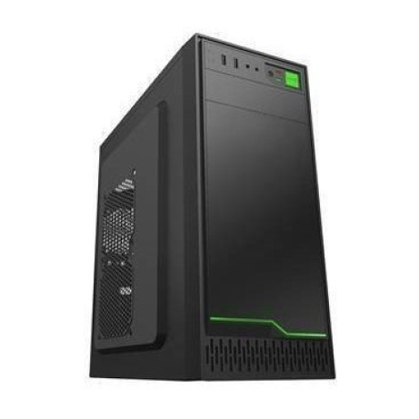 EUROCASE skříň ML N6-500B, Midi Tower, 1xUSB-C, 2xUSB 3.0, 2x audio, bez zdroje