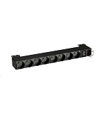 Eaton FlexPDU, 1U, vstup C20, 4 kW, 16 A, 200-240 V, zásuvky: (1) C19/(8) SHUKO, DIN