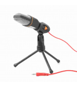 GEMBIRD mikrofon na stůl MIC-D-03, HQ, černý, rozbaleno