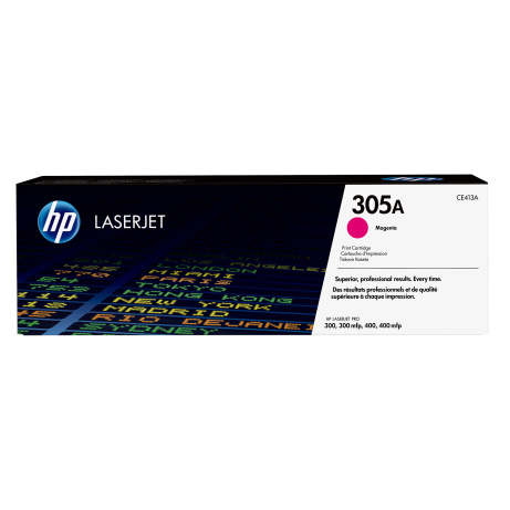 HP 305A Magenta LJ Toner Cart, CE413A (2,600 pages)
