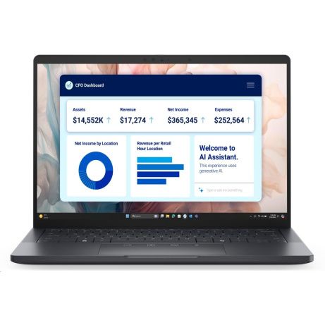 DELL NTB Pro 13 Premium PA13250/U5-236V/Evo/16GB/512SSD/13.4" FHD+|IR Cam & Mic/65W/Backlit Kb/W11 Pro/3Y PS NBD