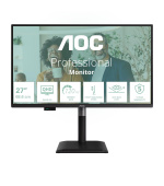 AOC MT IPS LCD WLED 27" Q27P4CV - IPS panel, 2560x1440, 120Hz, HDMI, DP, RJ45, USB-C, USB Hub, Pivot, repro