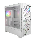 ADATA XPG case STARKER AIR BTF Mid-Tower, bez zdroje, 4x 120mm ARGB, Bílá