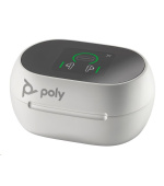 BAZAR - Poly Voyager Free 60+ bluetooth headset, USB-C adaptér, dotykové nabíjecí pouzdro, bílá - Rozbaleno (Kompl