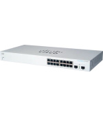 BAZAR - Cisco switch CBS220-16T-2G (16xGbE,2xSFP,fanless) - REFRESH - rozbaleno