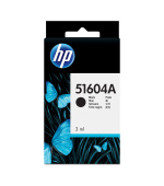 HP Black 3 ml Plain Paper Print Cart, 51604A
