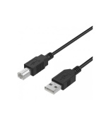WG Datový kabel USB-A (male) to USB-B (male)  3m / black