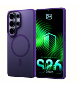 3mk ochranný kryt Smoke MagCase Purple pro Samsung Galaxy S26 Ultra
