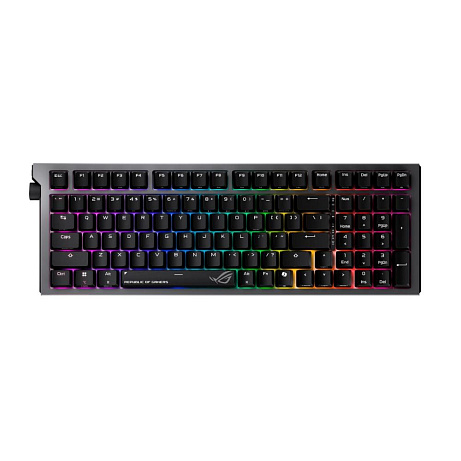 ASUS klávesnice ROG Strix Morph 96 WL, Mechanická, Bezdrátová, CZ/SK, černá