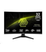 MSI LCD MAG 321CQF E18, 31.5",  2560x1440, Rapid VA, 0,5 ms, VESA 100x100, Black