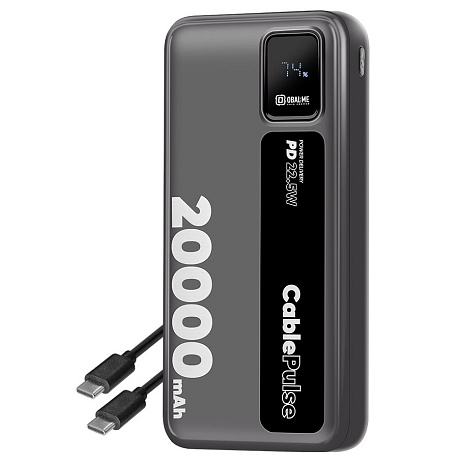 OBAL:ME CablePulse Powerbanka 20000mAh 22,5W Black