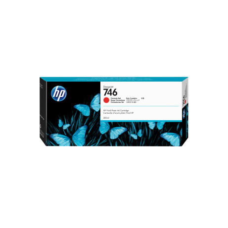 HP 746 300-ml Chromatic Red Ink Cartridge