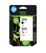 HP 304 Ink Cartridge Combo 2-Pack (120 / 100 pages)