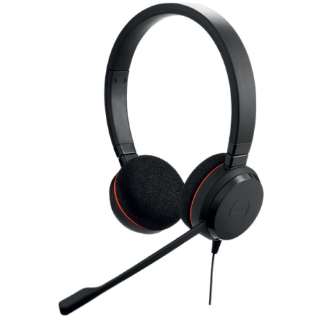 Jabra Evolve 20/Stereo/USB-C/Drát/Černá