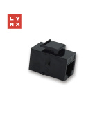 LYNX keystone spojka UTP Cat5e, 8P8C, černá