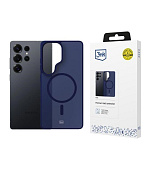 3mk ochranný kryt Smoke MagCase Blue pro Samsung Galaxy S25 Ultra