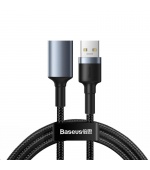Baseus Cafule nabíjecí / datový kabel USB3.0 samec na USB3.0 samice 2A 1m, šedá