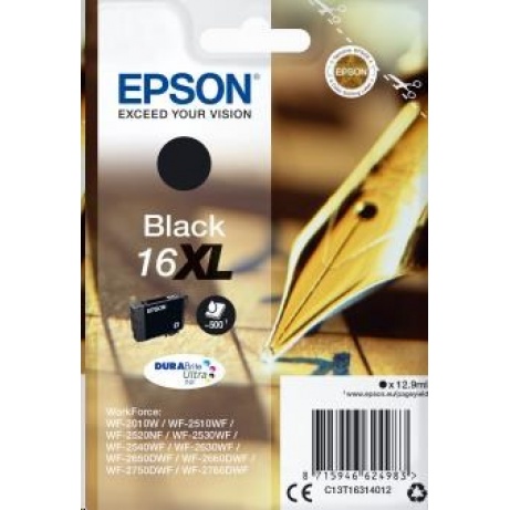 EPSON ink čer Singlepack "Pero" Black 16XL DURABrite Ultra Ink