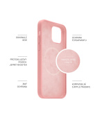 FIXED MagFlow Apple iPhone 14, růžový