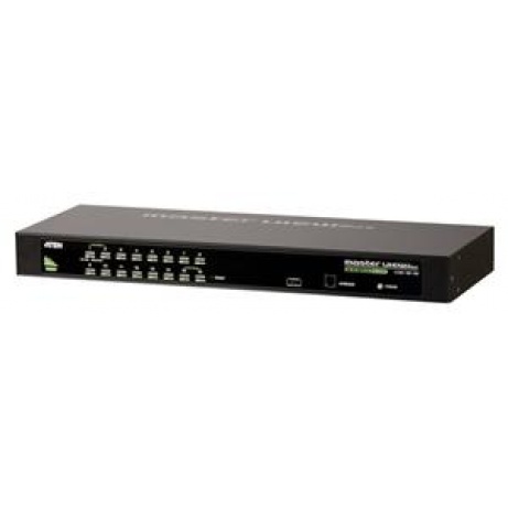 ATEN 16port KVM, PS/2+USB, OSD, rack 19",