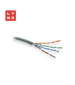 LYNX UTP kabel Cat5e, LSOH, celoměděný, vnitřní, šedý, box 305m