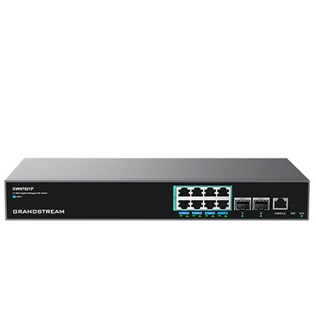 Grandstream GWN7821P managed network switch L3, 8x 2,5GbE, PoE