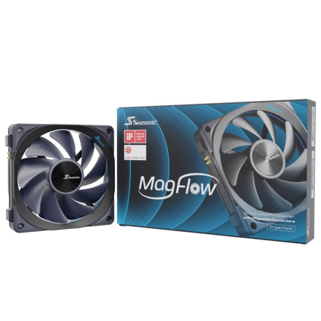 SEASONIC Ventilátor MagFlow 120 mm, černá