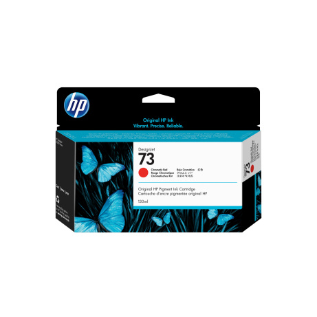 HP 73 Red chromatic DJ Ink Cart, 130 ml, CD951A