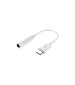 WG - Adaptér Type-C + 3,5mm jack / DAC chip / white