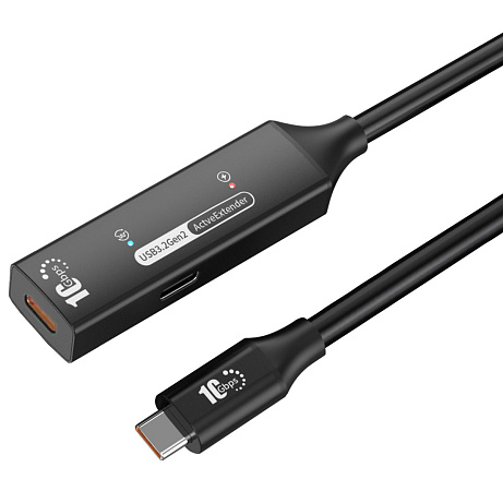 PremiumCord USB-C repeater + kabel USB-C, 10m