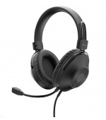 TRUST sluchátka s mikrofonem Ozo Over-Ear USB Headset