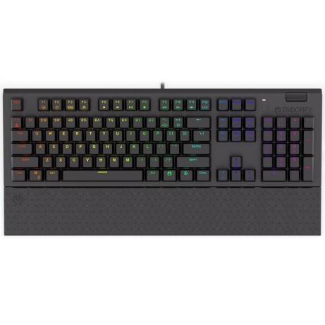 Endorfy herní klávesnice Omnis Kaihl BL RGB / USB / blue switch / drátová /mechanická/US layout/černá RGB