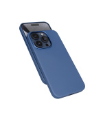 Epico Mag+ kožený kryt iPhone 15 Pro - modrá