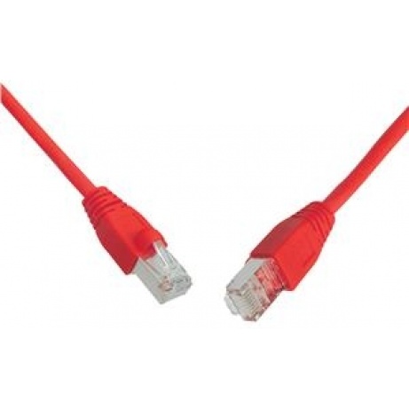 Patchkabel S/FTP,Cat6,2xRJ45, 7m červený