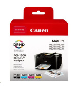 Canon CARTRIDGE PGI-1500 BK/C/M/Y MULTI-PACK pro MAXIFY MB2050, MB215x, MB2350, MB275x (300 str.)