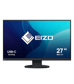 EIZO MT 27" EV2720S-BK FlexScan, IPS, 2560x1440, 350nit, 1500:1, 5ms, USB-C, DisplayPort, HDMI, USB, Repro, Černý