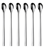 WMF Sada lžiček na long drink nápoje, 6 ks, nerezová ocel