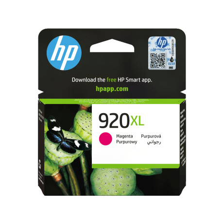 HP 920XL Magenta Ink Cart, 6 ml, CD973AE (700 pages)