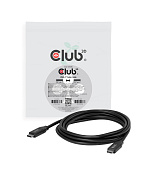 Club3D Kabel USB-C, 240W, 2m, černá