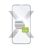 Ochranné tvrzené sklo FIXED Full-Cover pro Apple iPhone 14 Pro, lepení přes celý displej, černé