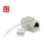 LYNX keystone STP Cat6, samozařezávací, stříbrný
