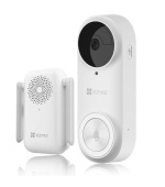 BAZAR - Ezviz DB2 3K - baterií napájený vstupní wi-fi videozvonek - bílý - Po opravě (Komplet)
