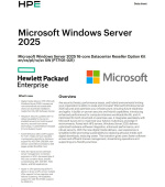 HPE Windows Server 2025 16-core Datacenter Reseller Option Kit (CZ EN Russia Pol Swe)