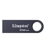 Kingston Flash Disk 512GB DataTraveler SE9 G3, USB 3.2 Gen 1, šedá