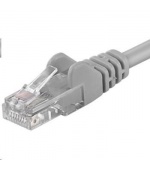 PREMIUMCORD Patch kabel UTP RJ45-RJ45 CAT5e 7m šedá