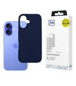 3mk Silicone Case Dark Navy pro Apple iPhone 16