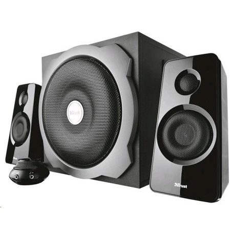 BAZAR - TRUST Reproduktory 2.1 Tytan Subwoofer Speaker Set - black, černá - Poškozený obal (Komplet)