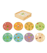 Dřevěné puzzle pro děti - životní cyklus